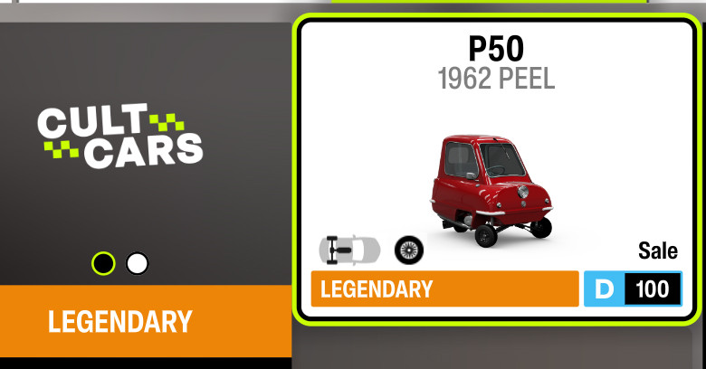 Peel P50 | Forza Horizon 6 FH6 Car: Peel P50.