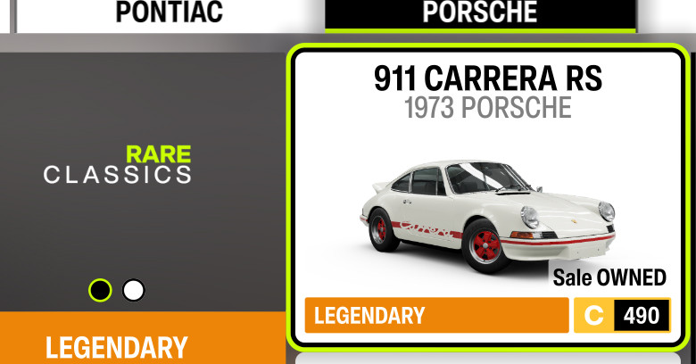1973 Porsche Carrera RS tune | Forza Horizon 6 Forza Horizon 6 1973 Porsche Carrera RS tune.