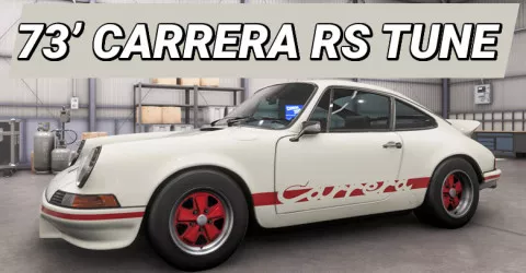 1973 Porsche Carrera RS Forza Horizon 6 Tune for Road Races