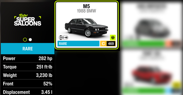 1988 BMW M5 | Forza Horizon 6 FH6 Car: 1988 BMW M5.