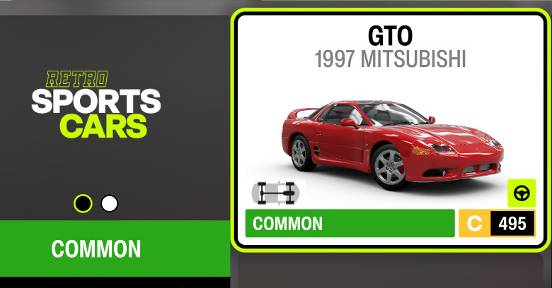 Forza Horizon 6 Mitsubishi GTO tune.