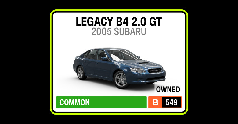 05' Subaru Legacy B4 | Forza Horizon 6 Forza Horizon 6 2005 Subaru Legacy B4.