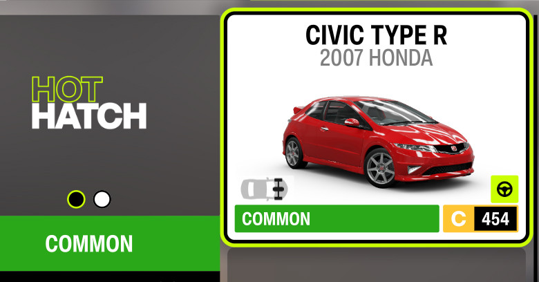 Forza Horizon 6 Civic Type R 2007 tune