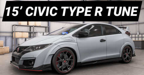 15’ Civic Type R Forza Horizon 6 Tune for Street Race