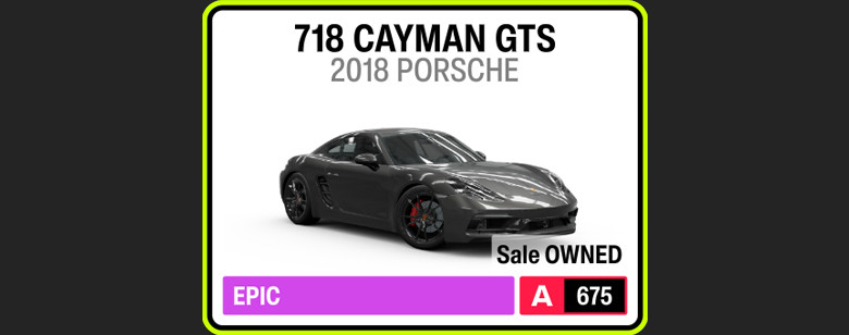 Porsche 718 Cayman | Forza Horizon 6 Forza Horizon 6 Porsche 718 Cayman Build.