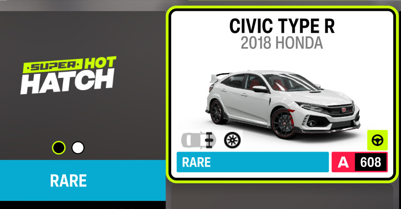 Forza Horizon 6 2018 Honda Civic Type R Tune.