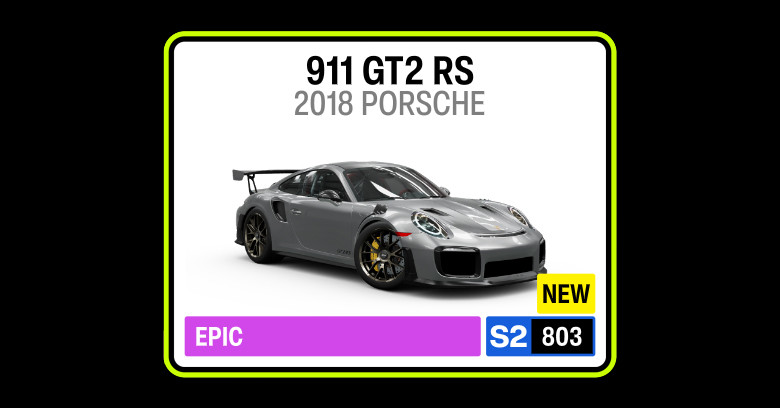 Forza Horizon 6 Porsche 911 GT2 RS.
