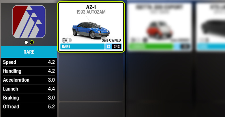 Autozam AZ-1 | Forza Horizon 6 Forza Horizon 6 Autozam AZ-1 Car.
