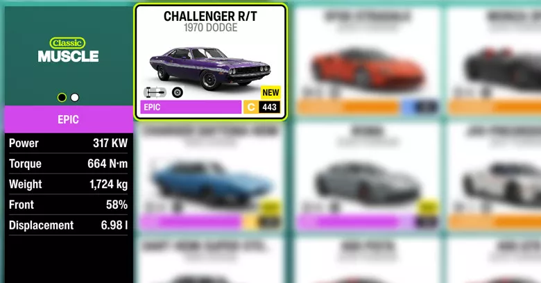 1970 Dodge Challenger R/T | Forza Horizon 6 Forza Horizon 6 Car: 1970 Dodge Challenger R/T.
