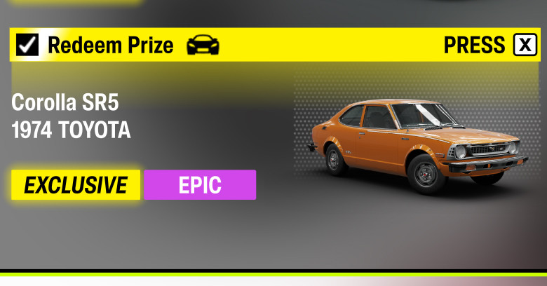 Toyota Corolla SR5 | Forza Horizon 6 Forza Horizon 6 Toyota Corolla SR5.