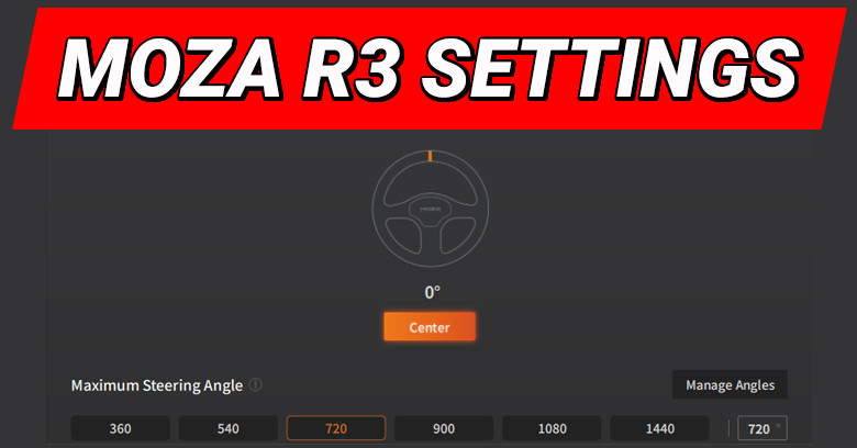 MOZA R3 Settings in Forza Horizon 6 MOZA R3 Settings in Forza Horizon 6