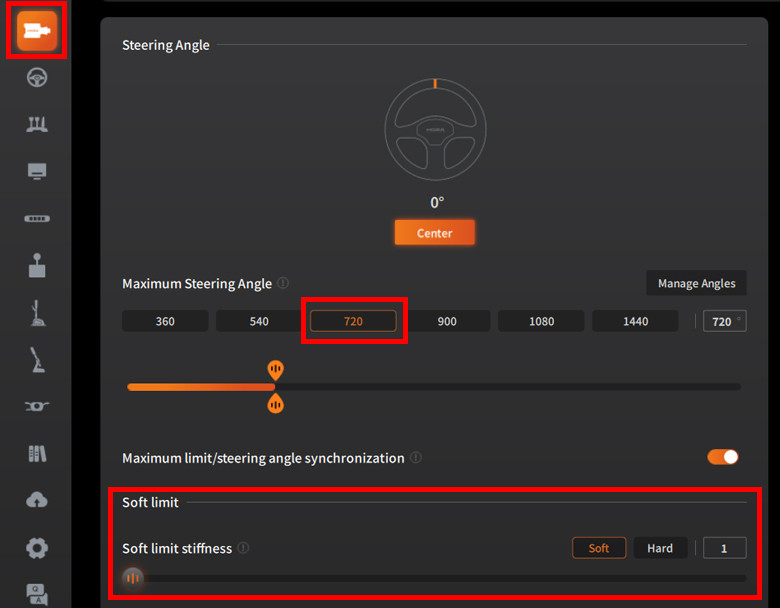 Steering Angle | Forza Horzion 6 My steering angle settings.