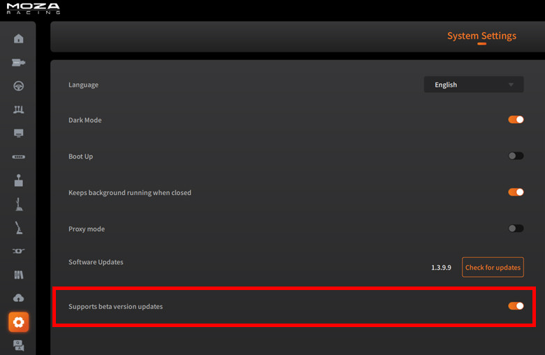 Supports beta version updates | Forza Horzion 6 Enable supports beta version updates.