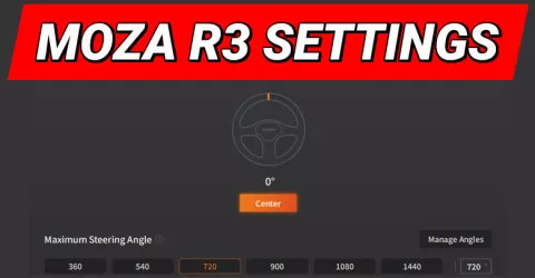 MOZA R3 Settings in Forza Horizon 6