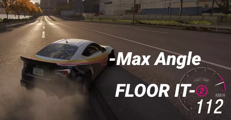 Max Angle 2nd gear for 3 Stars drift in FH6.