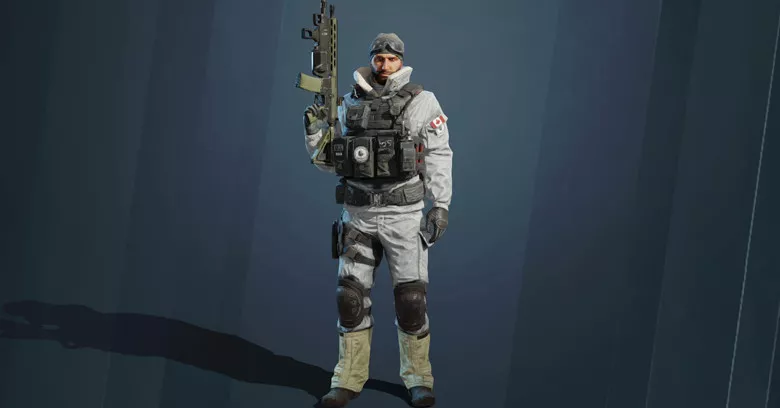 Rainbow Six Mobile Buck operator full body character model.