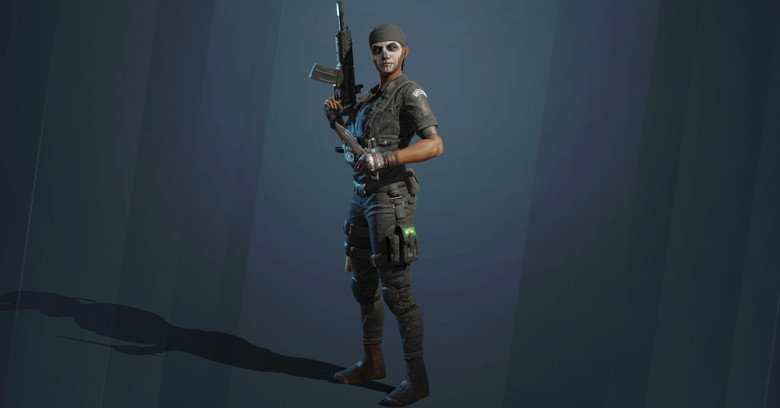 Caveira Operator Rainbow Six Mobile Caveira operator full body character model.