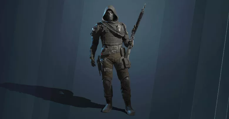 Rainbow Six Mobile Deimos operator full body character model.