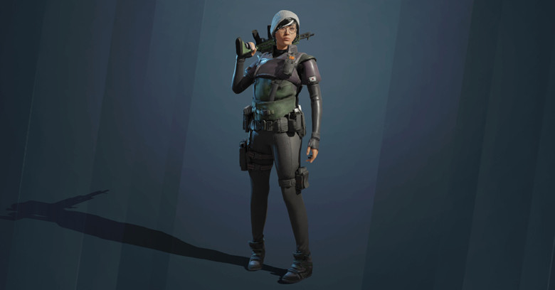 Rainbow Six Mobile Dokkaebi operator full body character model.