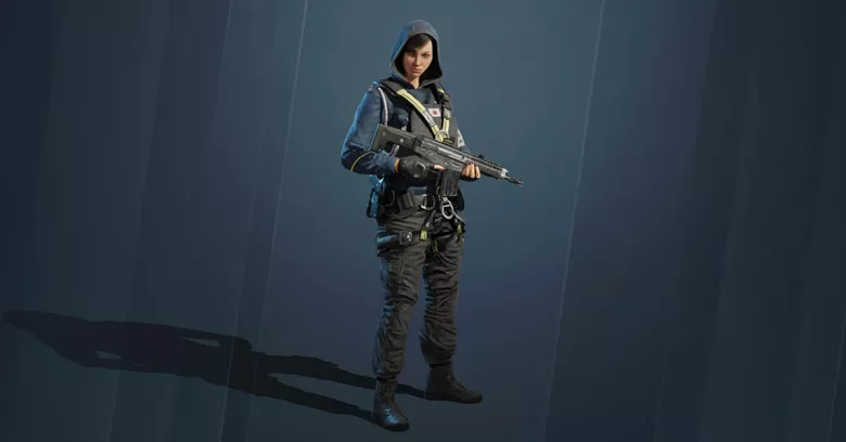 Rainbow Six Mobile Hibana operator full body character model.