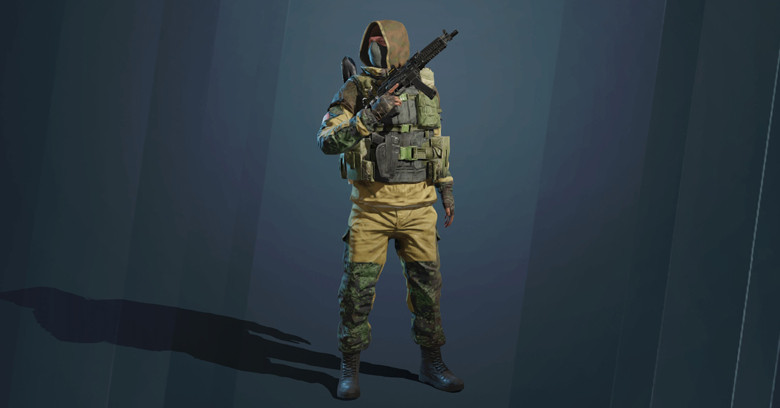 Rainbow Six Mobile Kapkan operator full body character model.