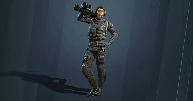 Rainbow Six Mobile Ying operator full body character model.