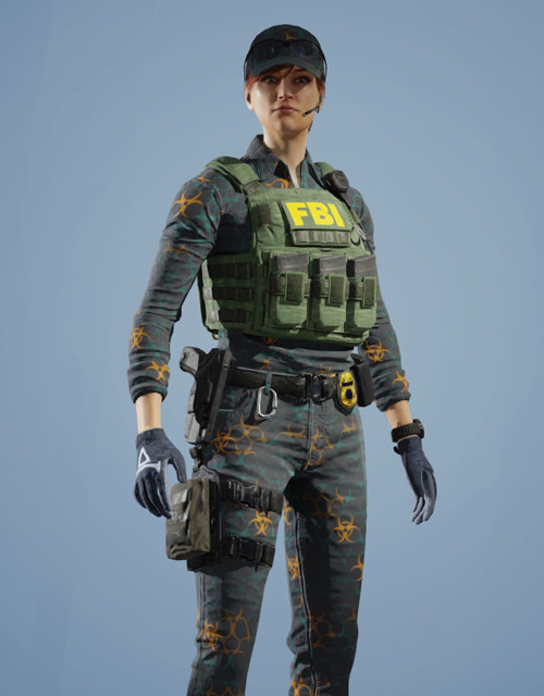 Ash | Chemical Agent Outfit Rainbow Six Mobile - zilliongamer