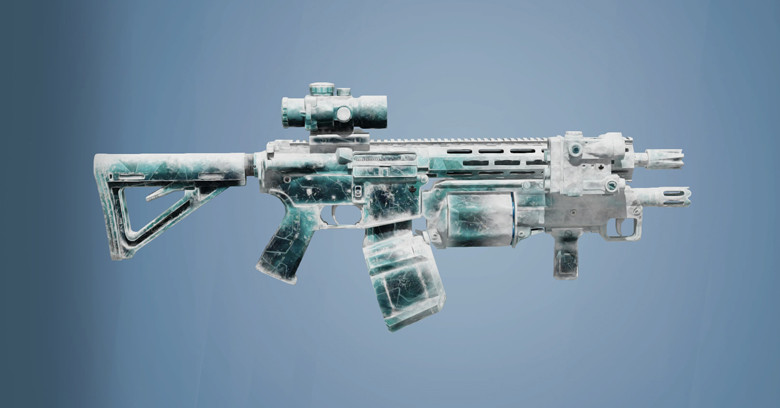 Buck C8-SFW Skin | Black Ice Rainbow Six Mobile - zilliongamer