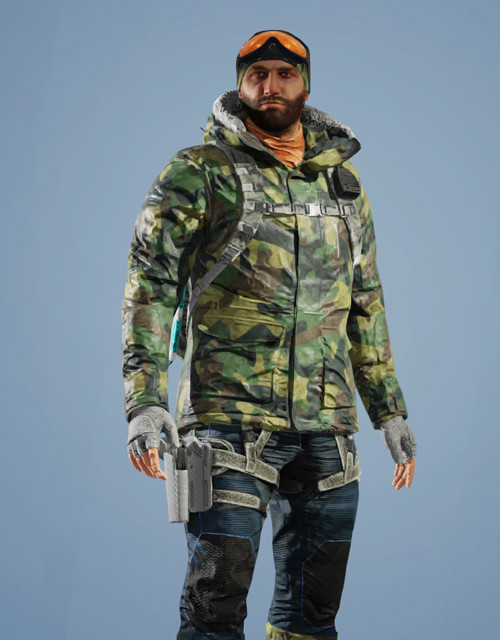 Buck | Classic Woodland Outfit Rainbow Six Mobile - zilliongamer