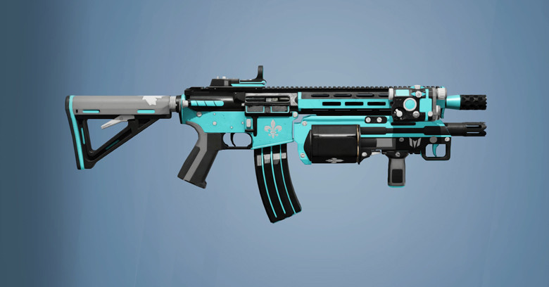 Buck C8-SFW Skin | Magnum Blue Rainbow Six Mobile - zilliongamer