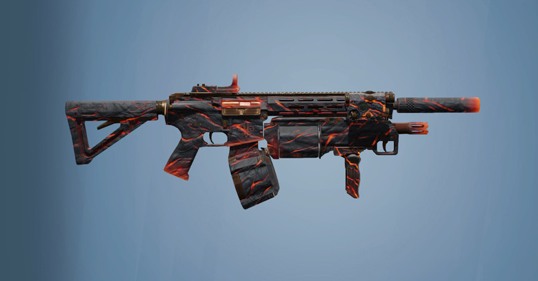 Buck C8-SFW Skin | Volcano Rainbow Six Mobile - zilliongamer