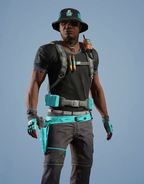 Capitao | Magnum Blue Outfit Rainbow Six Mobile - zilliongamer