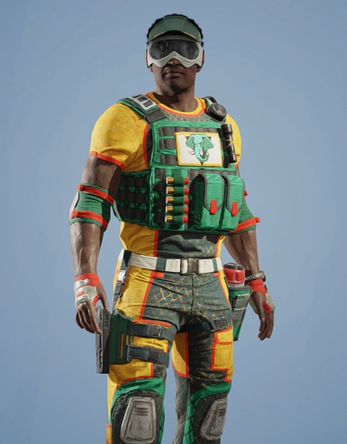 Castle | Elephant Outfit Rainbow Six Mobile - zilliongamer