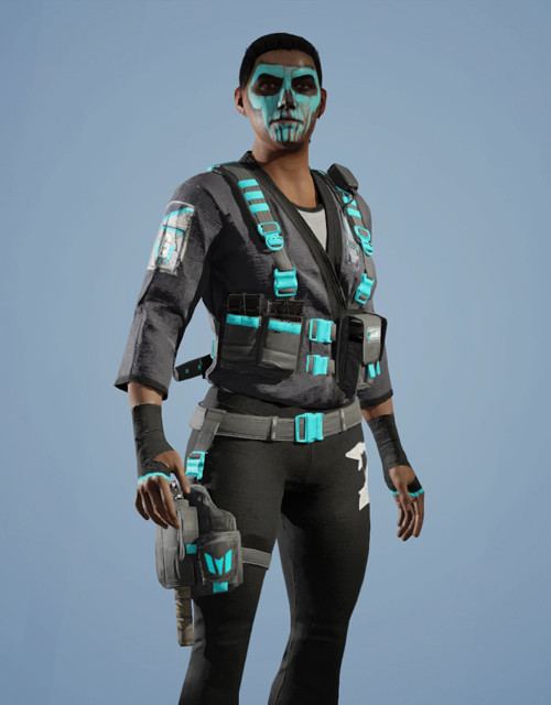 Caveira | Magnum Blue Outfit Rainbow Six Mobile - zilliongamer