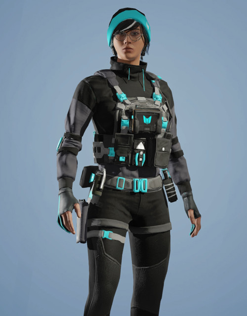 Dokkaebi | Magnum Blue Outfit Rainbow Six Mobile - zilliongamer