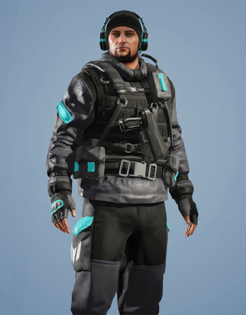Glaz | Magnum Blue Outfit Rainbow Six Mobile - zilliongamer