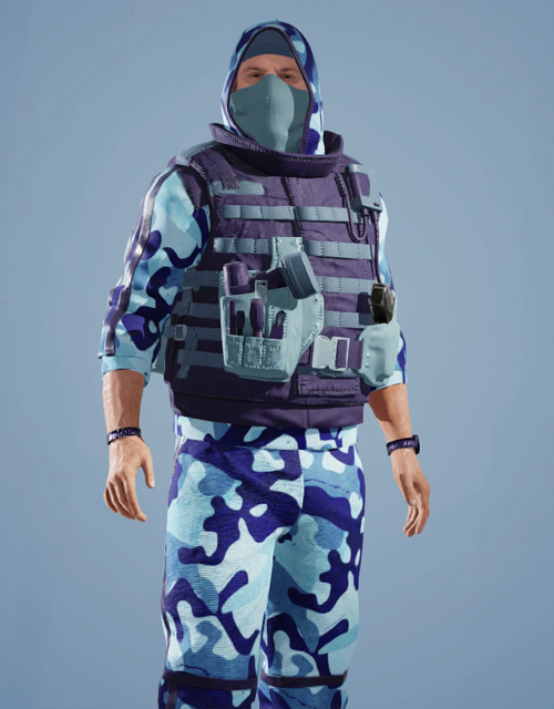 Kapkan | Cruise Blue Outfit Rainbow Six Mobile - zilliognamer