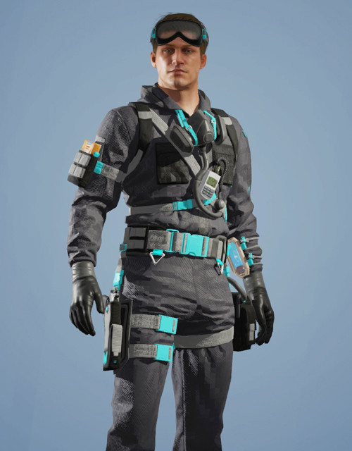 Lion | Magnum Blue Outfit Rainbow Six Mobile - zilliongamer