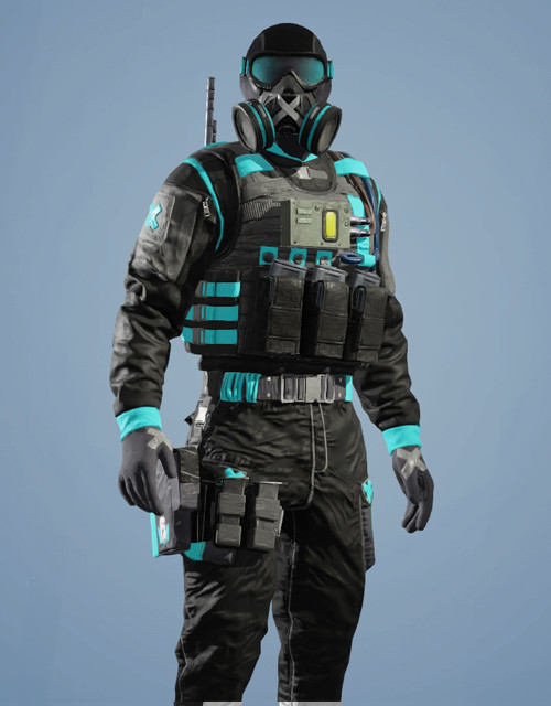 Mute | Magnum Blue Outfit Rainbow Six Mobile - zilliongamer