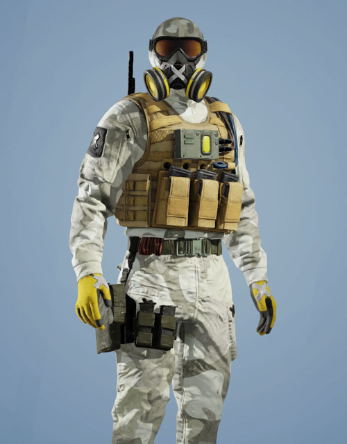 Mute | Urban Woodland Outfit Rainbow Six Mobile - zilliongamer