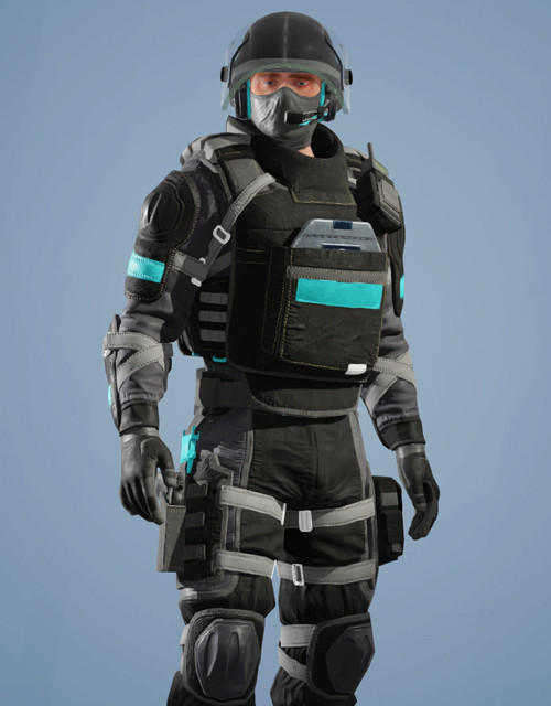 Rook | Magnum Blue Outfit Rainbow Six Mobile - zilliongamer