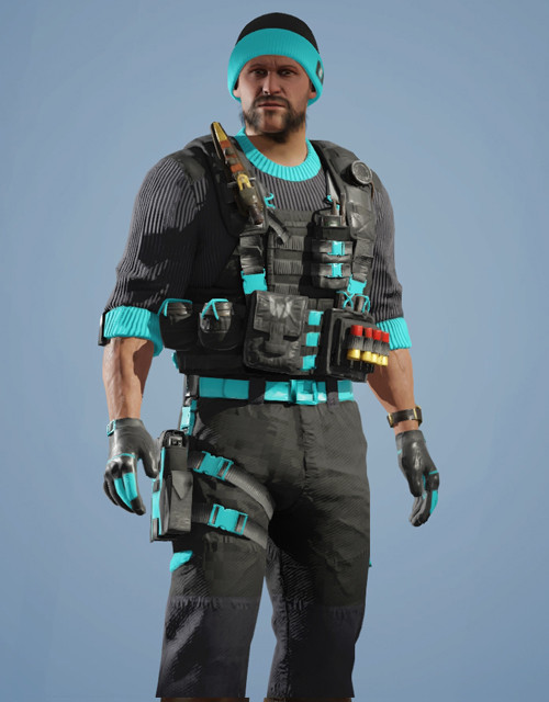 Thatcher | Magnum Blue Outfit Rainbow Six Mobile - zilliongamer