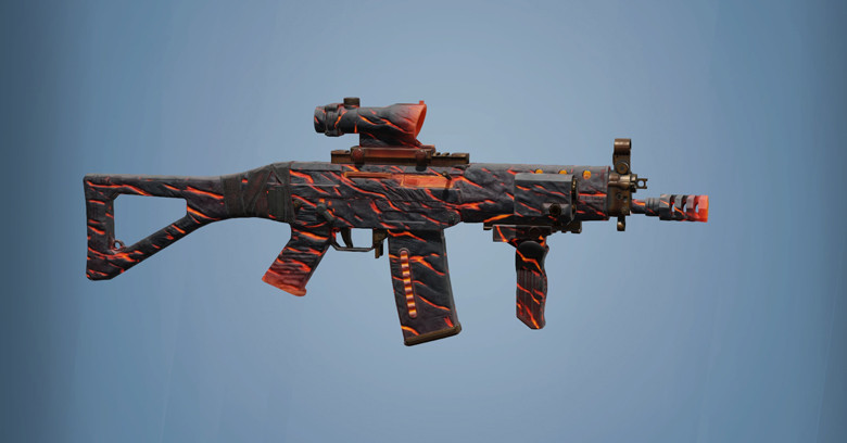 Sledge 552-Commando Skin | Volcano Rainbow Six Mobile - zilliognamer