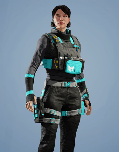 Twitch | Magnum Blue Outfit Rainbow Six Mobile - zilliongamer