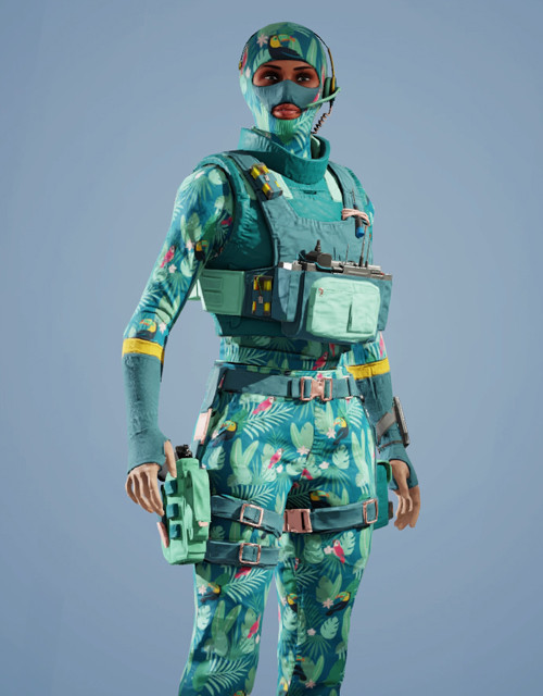 Twitch | Seaside Soldier Outfit Rainbow Six Mobile - zilliongamer