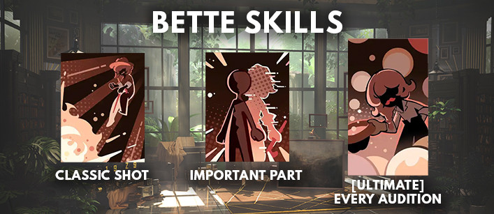 Reverse: 1999 Bette Skills Guide