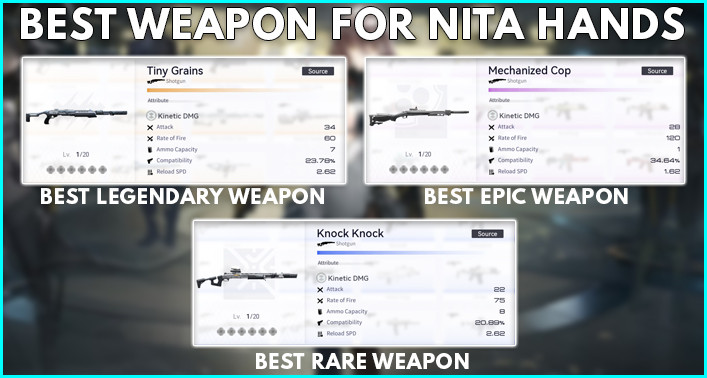 Best Weapon For Nita Hands Snowbreak: Containment Zone - zilliongamer