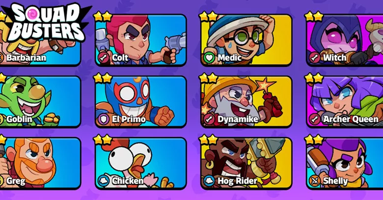 Squad Busters Characters: How to unlock all of them