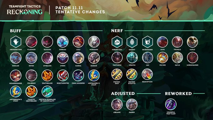 Teamfight Tactics patch 12.9 notes - Teamfight Tactics Patch Notes