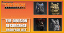 The Division Resurgence Backpack - Gear List